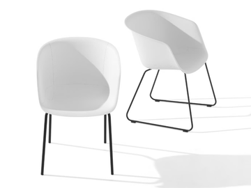 DUNK 1191 - Polypropylene chair with armrests by Et al. - view 3